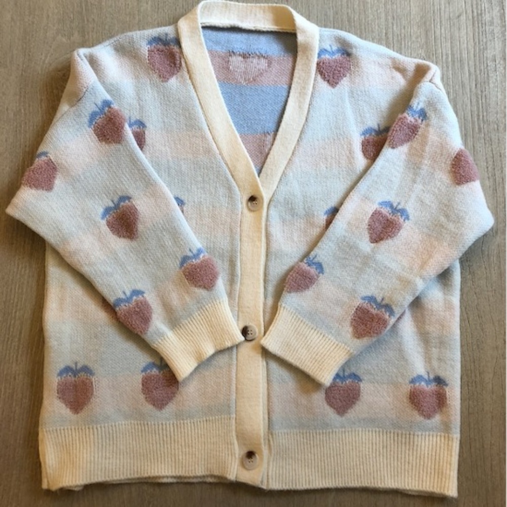 NWOT Cute Peach Cardigan